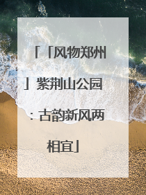 「风物郑州」紫荆山公园：古韵新风两相宜