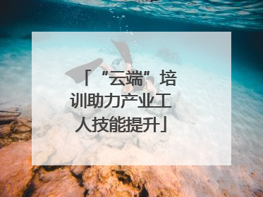 “云端”培训助力产业工人技能提升