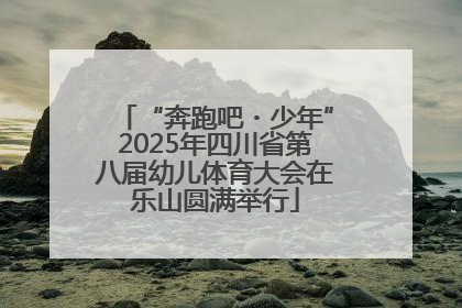“奔跑吧・少年”2025年四川省第八届幼儿体育大会在乐山圆满举行