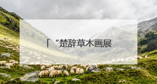 “楚辞草木画展”在长沙举行 专家为楚辞植物提供科学考据