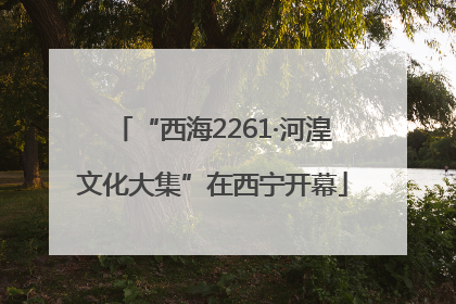 “西海2261·河湟文化大集”在西宁开幕