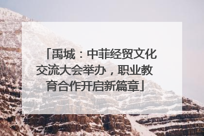 禹城：中菲经贸文化交流大会举办，职业教育合作开启新篇章