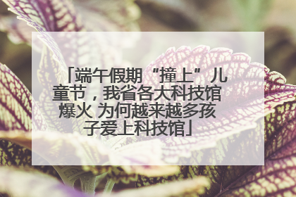 端午假期“撞上”儿童节，我省各大科技馆爆火 为何越来越多孩子爱上科技馆