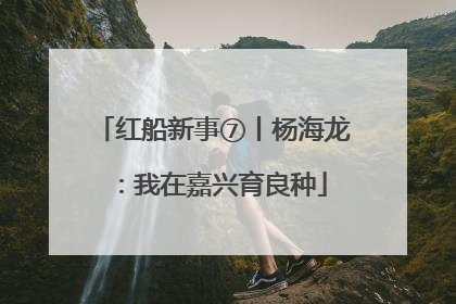 红船新事⑦丨杨海龙：我在嘉兴育良种