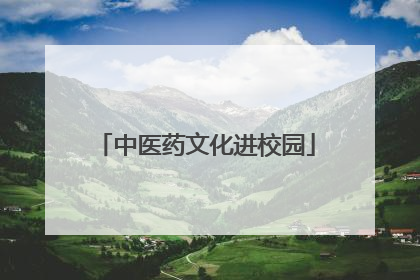 中医药文化进校园