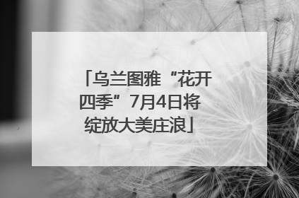 乌兰图雅“花开四季”7月4日将绽放大美庄浪