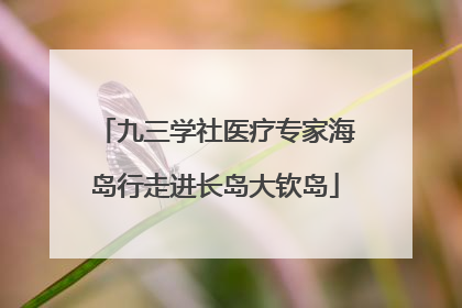 九三学社医疗专家海岛行走进长岛大钦岛