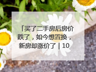 买了二手房后房价跌了，如今想置换，新房却涨价了｜100个买房故事