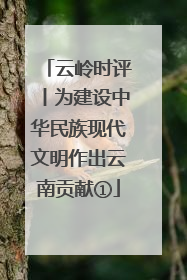 云岭时评丨为建设中华民族现代文明作出云南贡献①