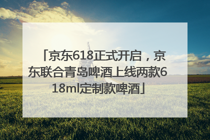 京东618正式开启，京东联合青岛啤酒上线两款618ml定制款啤酒