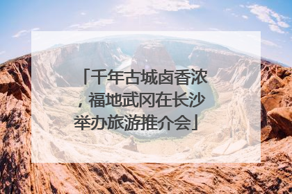 千年古城卤香浓，福地武冈在长沙举办旅游推介会