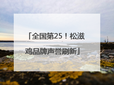 全国第25！松滋鸡品牌声誉刷新