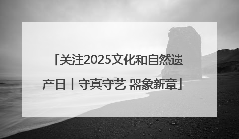关注2025文化和自然遗产日丨守真守艺 器象新章