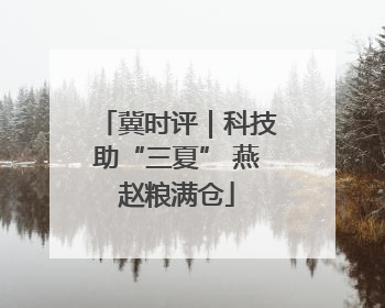 冀时评｜科技助“三夏” 燕赵粮满仓