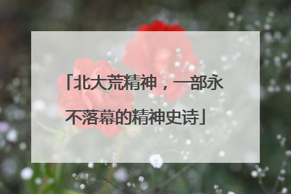 北大荒精神，一部永不落幕的精神史诗