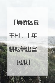 埇桥区夏王村：十年耕耘结出富民瓜