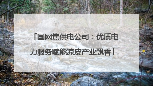 国网焦供电公司：优质电力服务赋能凉皮产业飘香