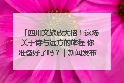 四川文旅放大招！这场关于诗与远方的旅程 你准备好了吗？｜新闻发布最前线·深一度