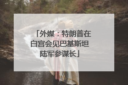 外媒：特朗普在白宫会见巴基斯坦陆军参谋长