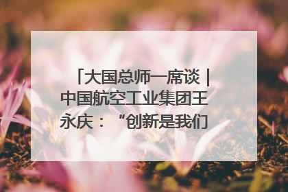 大国总师一席谈｜中国航空工业集团王永庆：“创新是我们的基因密码”