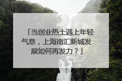 当创业热土遇上年轻气息，上海南汇新城发展如何再发力？