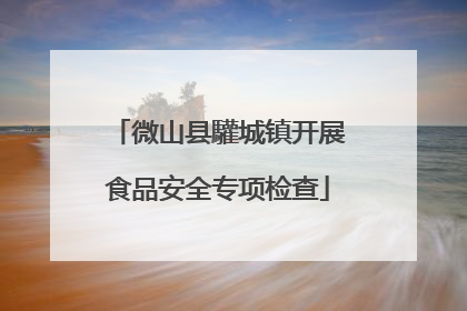 微山县驩城镇开展食品安全专项检查