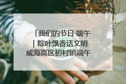 我们的节日·端午｜粽叶飘香话文明 威海高区初村镇端午系列活动亮点纷呈