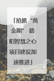 抢抓“黄金期” 德阳智慧之心项目建设加速推进