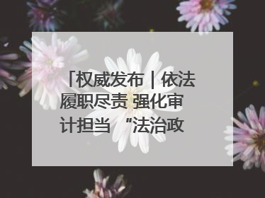 权威发布｜依法履职尽责 强化审计担当 “法治政府建设”主题系列新闻发布会市审计局专场召开