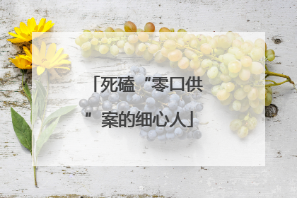 死磕“零口供”案的细心人