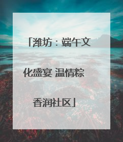 潍坊：端午文化盛宴 温情粽香润社区