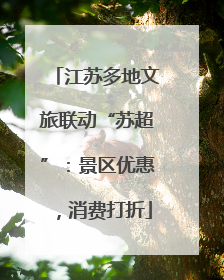 江苏多地文旅联动“苏超”：景区优惠，消费打折
