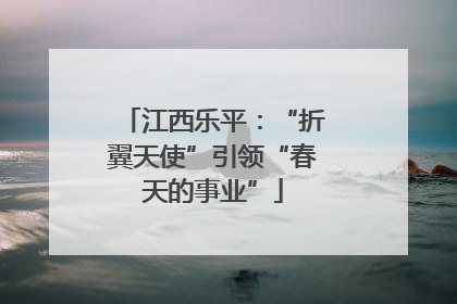 江西乐平：“折翼天使”引领“春天的事业”