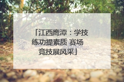 江西鹰潭：学技练功提素质 赛场竞技展风采