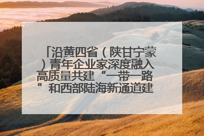 沿黄四省（陕甘宁蒙）青年企业家深度融入高质量共建“一带一路”和西部陆海新通道建设战略合作交流会在甘肃兰州召开