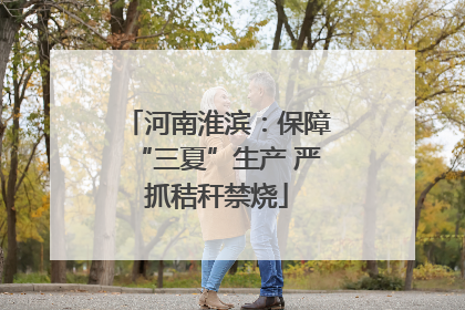 河南淮滨：保障“三夏”生产 严抓秸秆禁烧