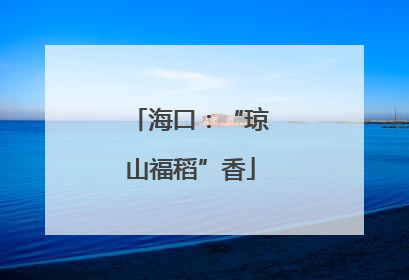 海口：“琼山福稻”香