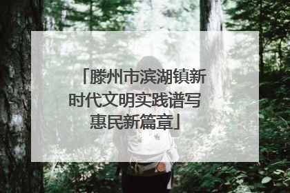 滕州市滨湖镇新时代文明实践谱写惠民新篇章