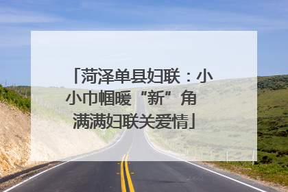 菏泽单县妇联：小小巾帼暖“新”角 满满妇联关爱情