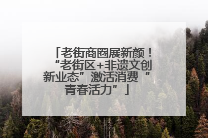 老街商圈展新颜！“老街区+非遗文创新业态”激活消费“青春活力”