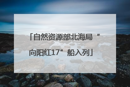 自然资源部北海局“向阳红17”船入列