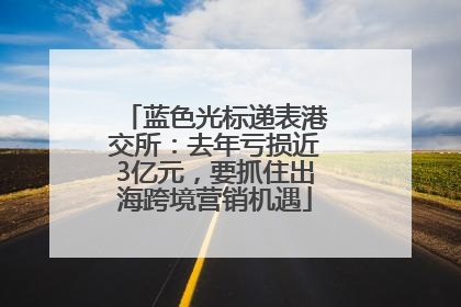 蓝色光标递表港交所：去年亏损近3亿元，要抓住出海跨境营销机遇