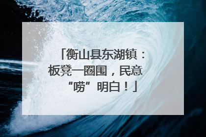 衡山县东湖镇：板凳一圈围，民意“唠”明白！