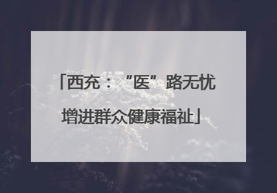 西充：“医”路无忧 增进群众健康福祉