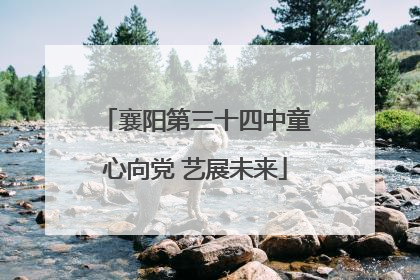 襄阳第三十四中童心向党 艺展未来