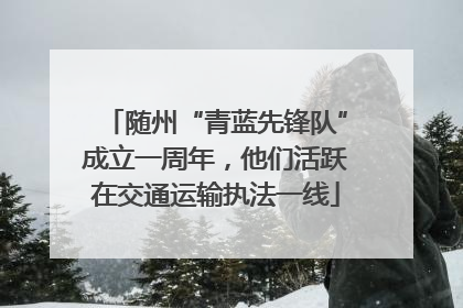 随州“青蓝先锋队”成立一周年，他们活跃在交通运输执法一线