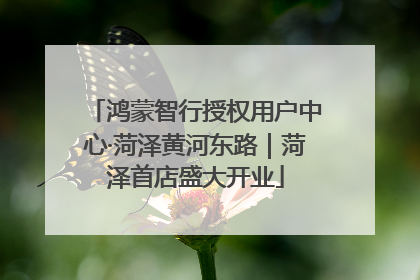 鸿蒙智行授权用户中心·菏泽黄河东路｜菏泽首店盛大开业