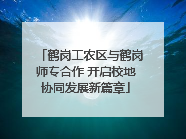 鹤岗工农区与鹤岗师专合作 开启校地协同发展新篇章