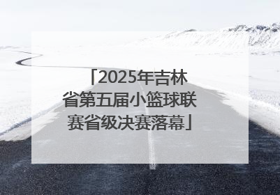 2025年吉林省第五届小篮球联赛省级决赛落幕