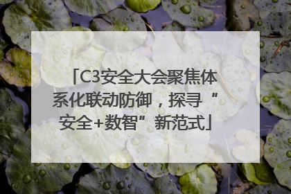 C3安全大会聚焦体系化联动防御，探寻“安全+数智”新范式